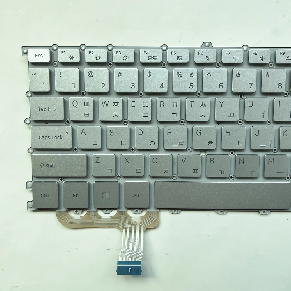 Imagem -04 - Teclado Coreano para Notebook Samsung Np900x5t Nt900x5t-k3 Np900x5n 900x5n 900x5t Np901x5 Np900x5u Nt950xbe Retroiluminado Ba9801702a10