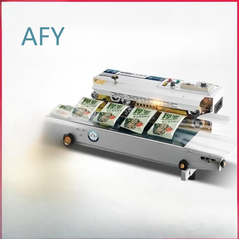Automatic Sealing Machine for Small Continuous Food Plastic Film Bags Snack Tea Moon Cake Foil Bag Semi Ink Wheel Sealer for