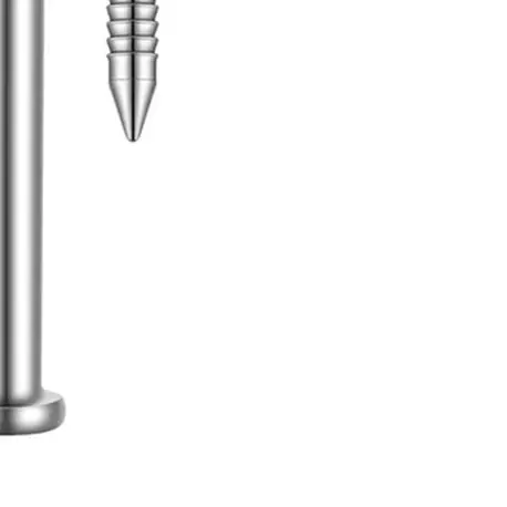 100pcs Double= Head Seamless Nails For Skirting Boards Galvanized Metal Thread Without Marks Easy Install 58mm Socket
