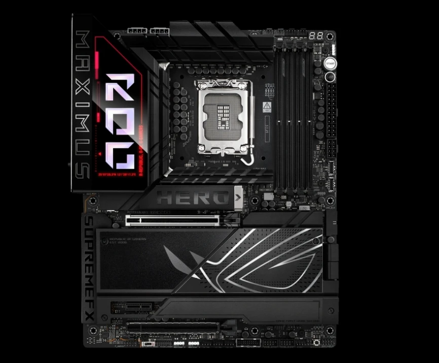 Nueva placa base ROG MAXIMUS Z890 HERO AI 4DDR5 WIFI7 LGA1851 ATX compatible con Thunderbolt