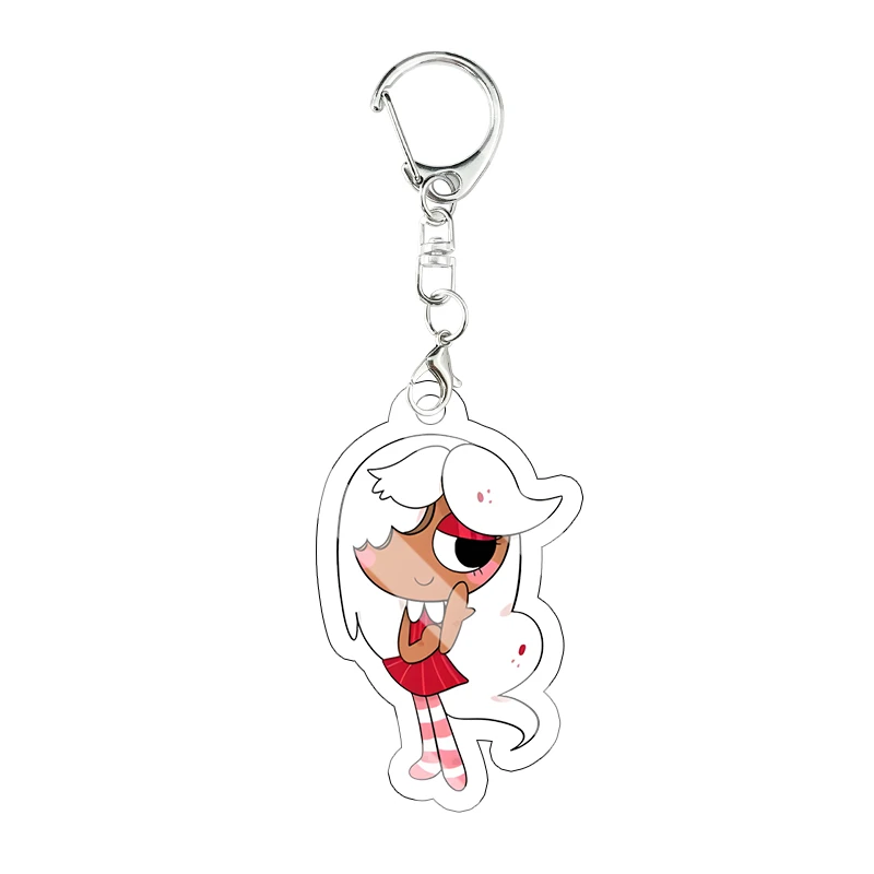 Dandy World Game Acryl-Schlüsselanhänger Shrimpo Vee Pebble Anime Rucksack-Anhänger Doppelseitige Charaktere Kawaii Schlüsselring Geburtstagsgeschenk – Detail 9