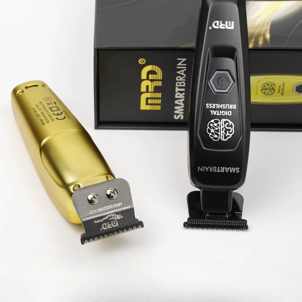 MRD GMT-90-4 HAIT Trimmer for men,Professional Full Metal Body Digital Brushless Motor Cordless Hair Trimmers