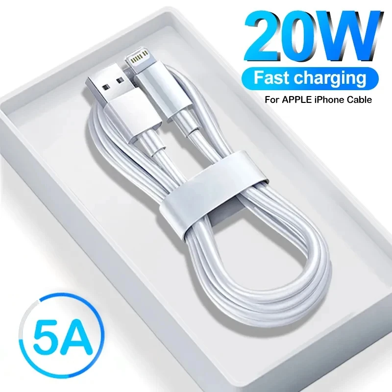 For Apple USB Type C Cable For iPhone 13 11 12 14 Pro Max Mini 8 Plus XR XS Max SE iPad Fast Charging Mobile Phone Charger Cable