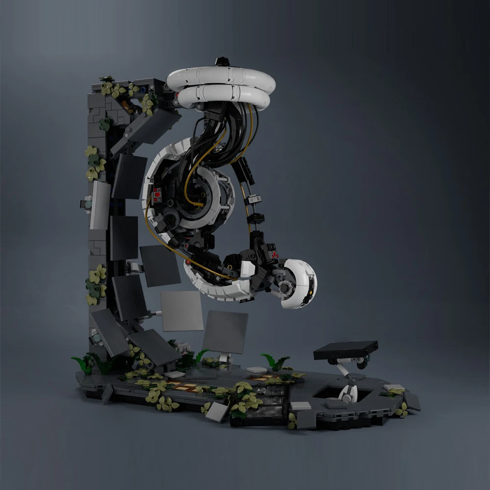 Nieuwe 1867 STKS MOC GLaDOS-Portal 2 Beroemde Game Pictogrammen Scenario Architectuur Bouwstenen Model Diy Creatieve Montage Speelgoed Geschenken