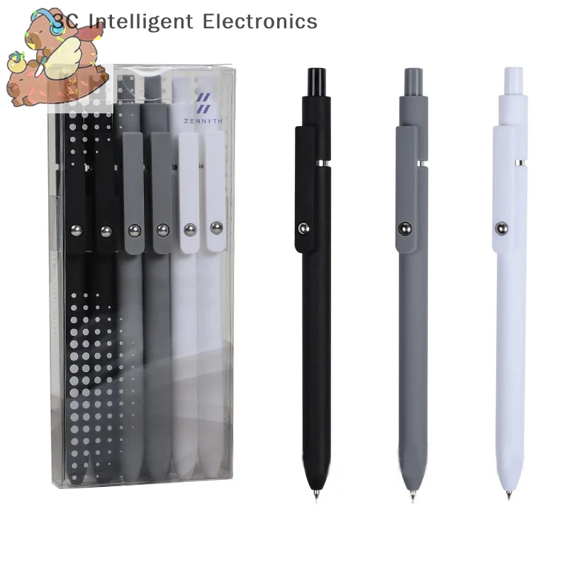 

6 шт., винтажная нейтральная ручка, наконечник 0,5 мм, ручки для вывесок, студенческие экзаменационные школьные и офисные ручки, канцелярские принадлежности