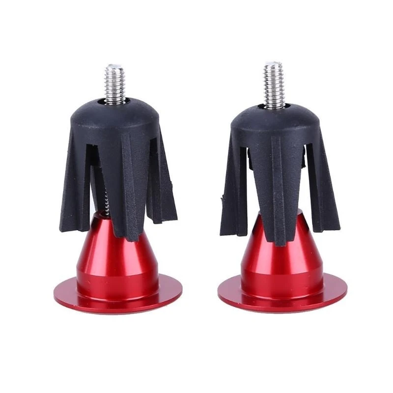 

31KC 1 Pair Aluminum Alloys Bike Handlebars End Plugs Bicycles Bar End Caps for Most Bicycles Bike Part