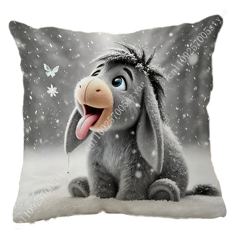 

Eeyore Pillowcase Disney Cartoon Pillow Case Soft Sofa Bed Decoration Child Holiday Party Boy Girl Gifts Custom Pillow Cover