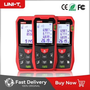 UNI-T LM50A LM70A LM100A LM120A laser rangefinder laser distance meter digital rangefinder tape measure