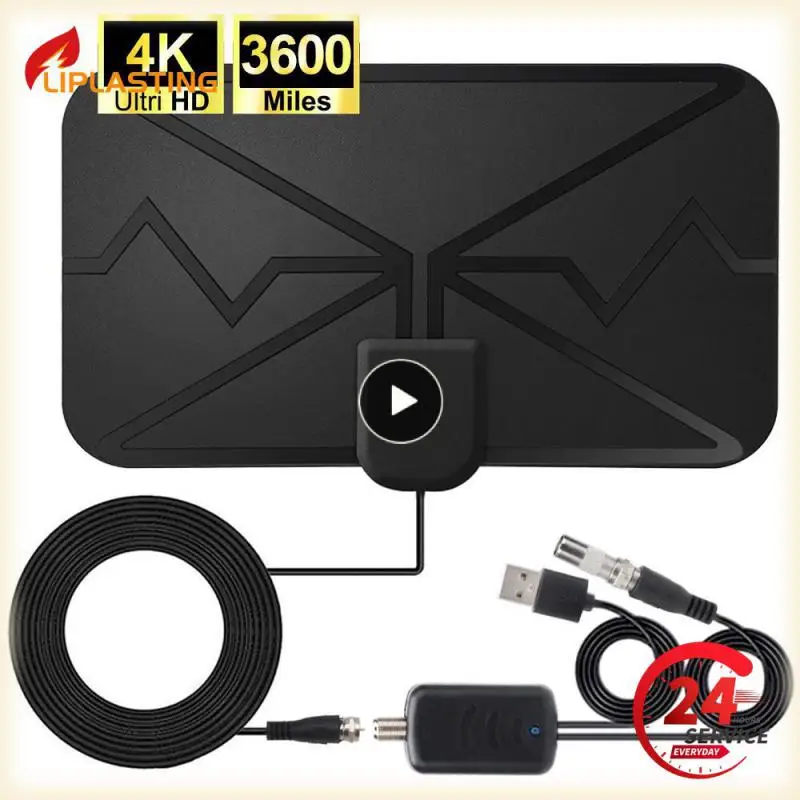 Digital Antenna TV Indoor With Amplifier Signal Booster 3600 Miles DVB-T2 HDTV Antenna Digital Antenna PC Soft Material