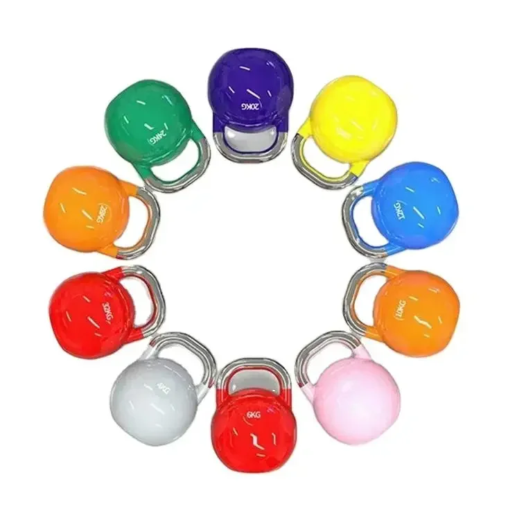2026 Powder Coated Cast Iron Free Weight Kettlebell/High Quality Competition Kettle Bell/ Pro Grad Kettlebell