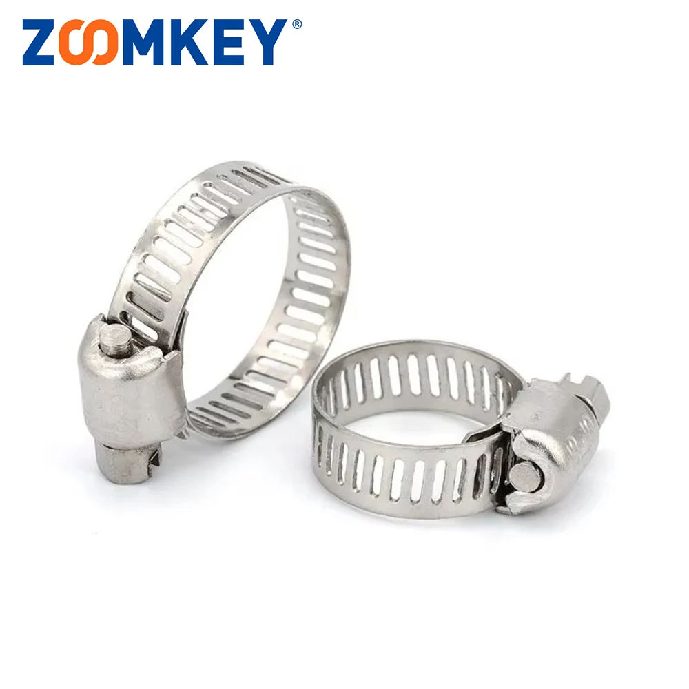 

ZOOMKEY новый 10 шт. хомут регулируемый 10-16 мм из нержавеющей стали червячная передача зажим для шланга замок для шланга для водопроводной трубы сантехника