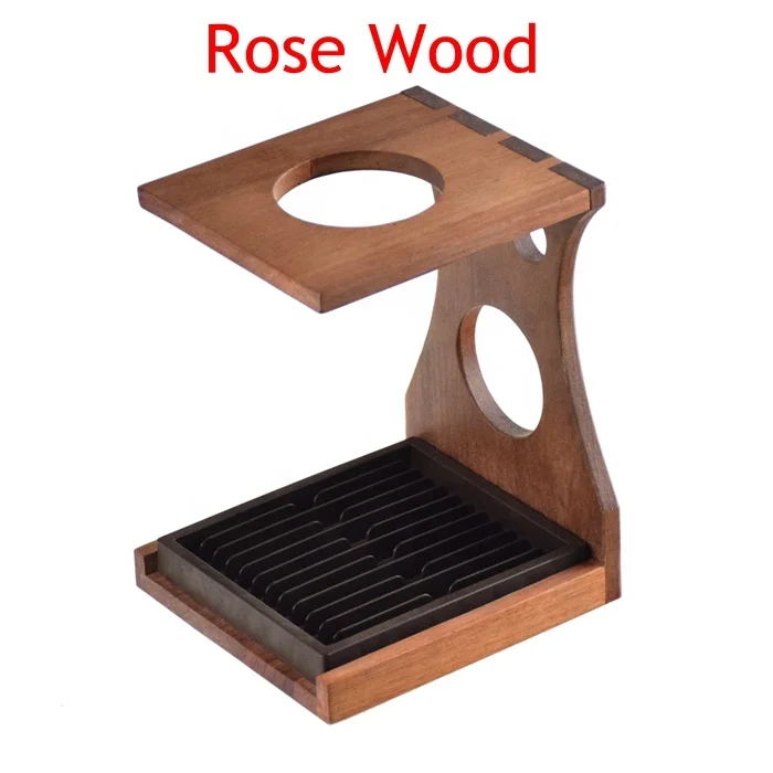 Coffee tools mahogany display stand coffee hand drip stand coffee drip holder bracket
