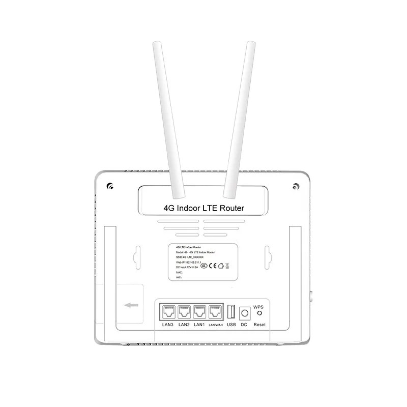 OEM 11AC Industrial CAT6 4G CPE Wifi Router Fixed Wireless Access 4G Indoor CPE