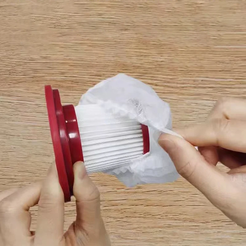 100/50pcs Disposable Vacuum Cleaner Filter Protective Cover - Washable Non-woven Fabric for Handheld Vacuum Cleaner Universal