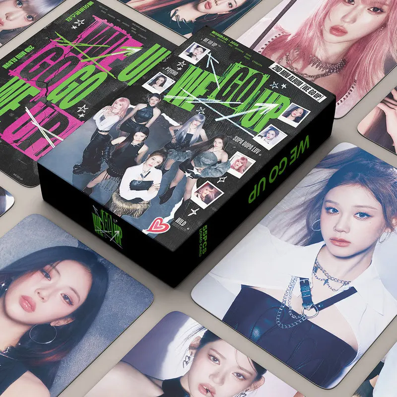 55ZhangBABYMONSTERGirl group's new albumWE GO UP LOMOCardBMLittle monster poster homemade small card