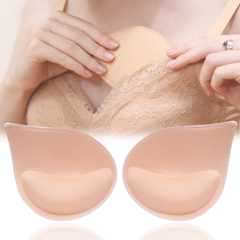 3D Push Up Sponge Bra Pad inserts for Bikini Women Sports Cups Bra Underwear Small breast Lift Bra Lining Swimsuit Bra Insert