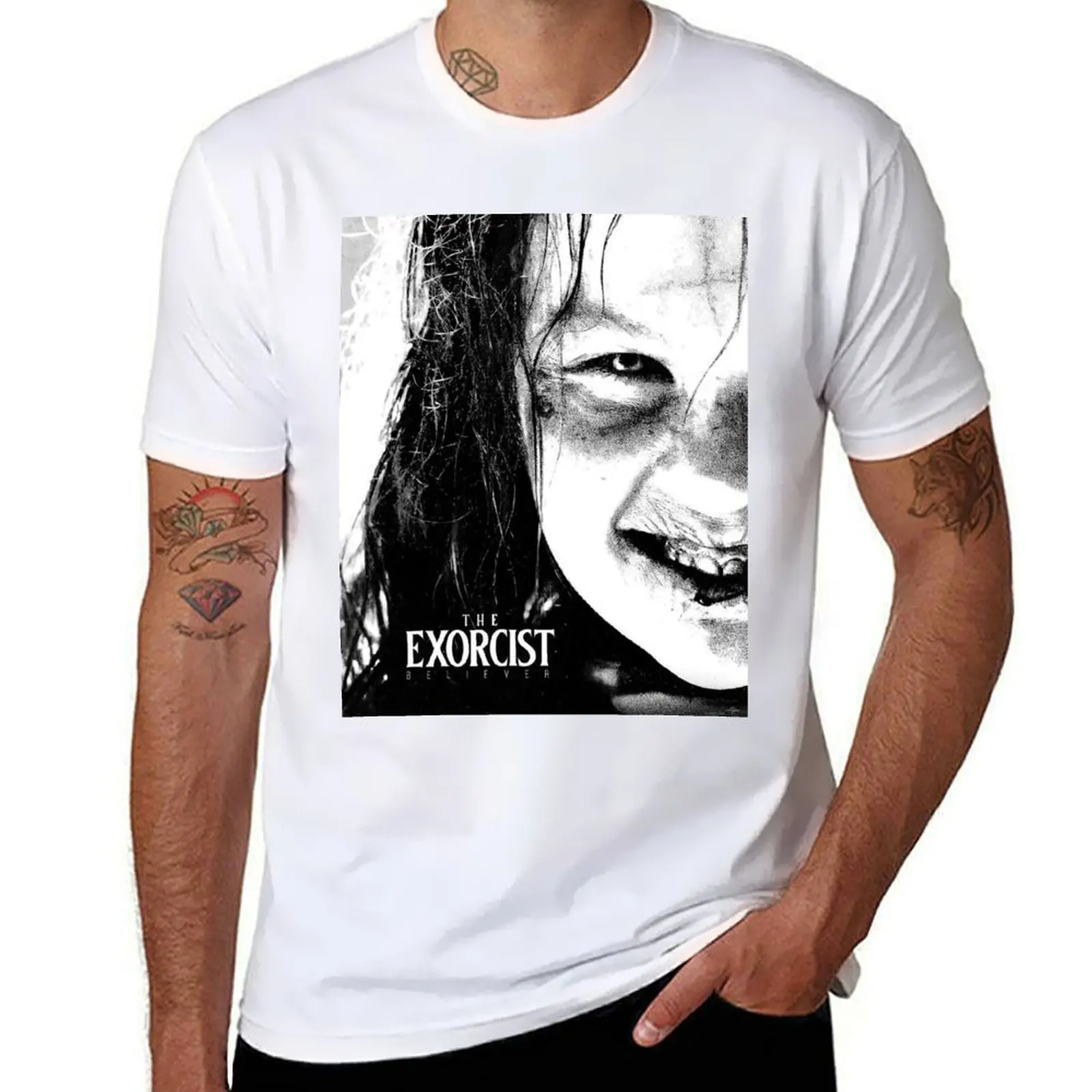 

Believer Exorcist Exorcist The - Believer T-Shirt Basic Short Sleeve Cotton Blend T-Shirt