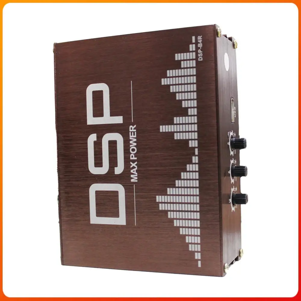 

Автомобильный цифровой аудиопроцессор DSP 4x50 Вт с поддержкой управления через приложение, усилитель мощности DSP для улучшения звука в автомобиле