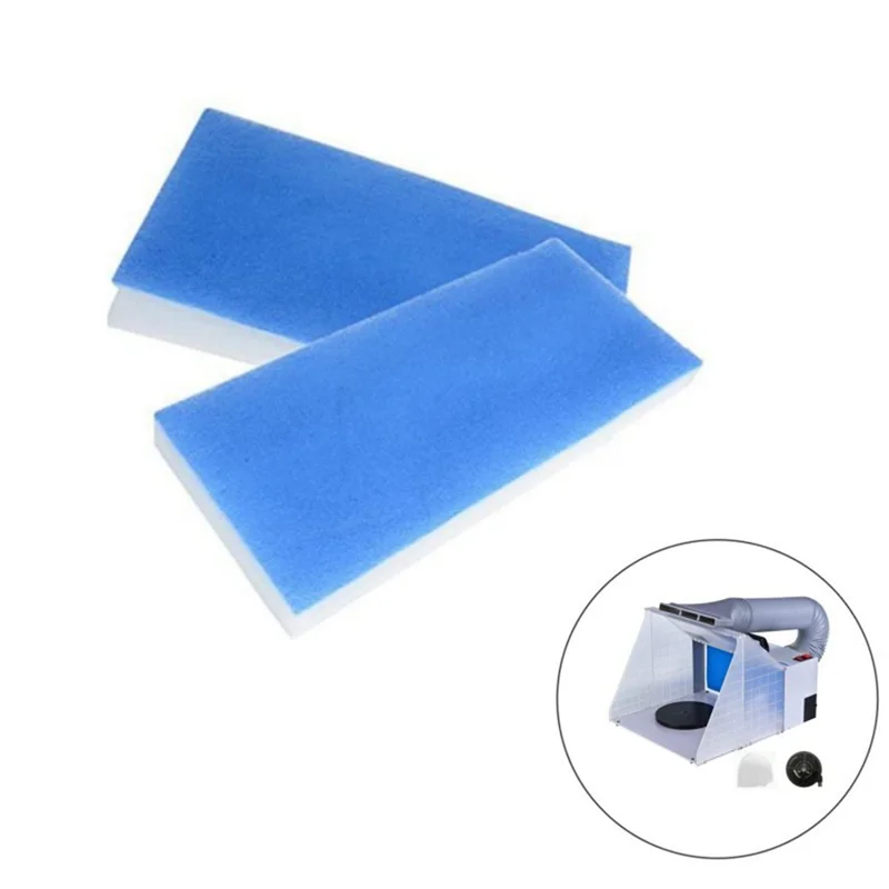 AC52-10Pcs Airbrush Hobby Airbrush Spray Booth Filter Set, Fiberglass Booth Replace Filter Compatible For Master, Paasche