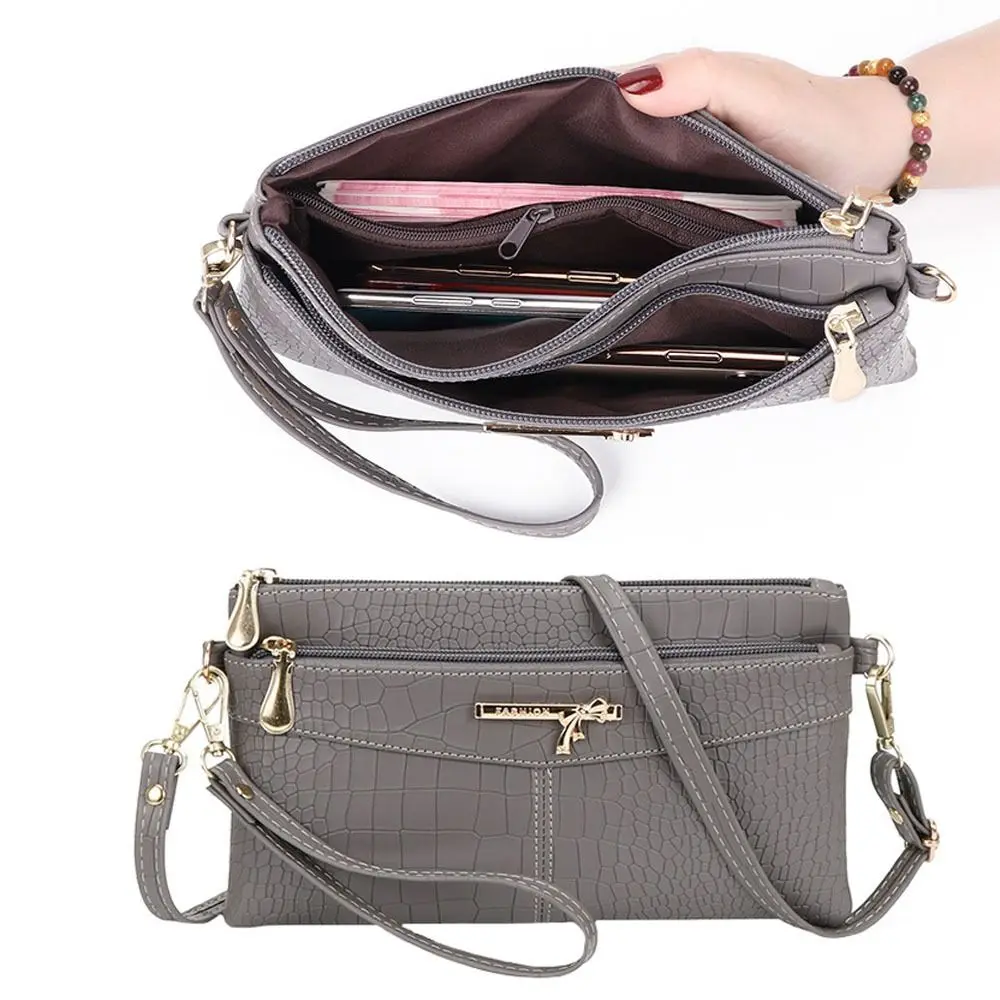 

Multi-functional Money Purse Women Long Wallet PU Leather Card Holder Shoulder bag Leisure Style Crossbody bag