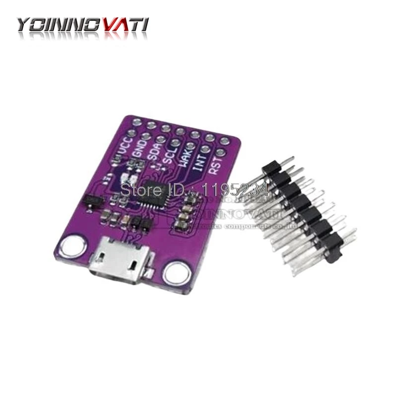 1pcs-10pcs CP2112 Debug Board USB to SMBus I2C Communation Module 2.0 MroUSB 2112 Evaluation Kit for CCS811 Sensor Module