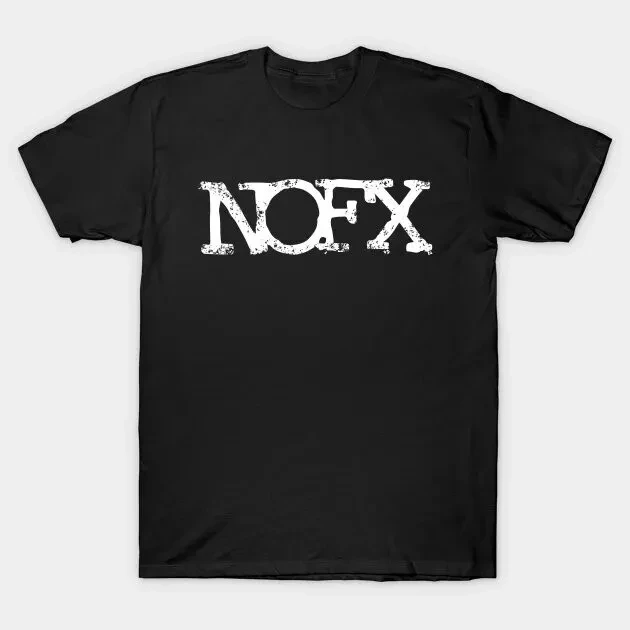 

Vintage NOFX Logo Hardcore Punk Rock Band T-Shirt Printed T-Shirt Men's Women's Universal Casual Top Harajuku Women Clothing