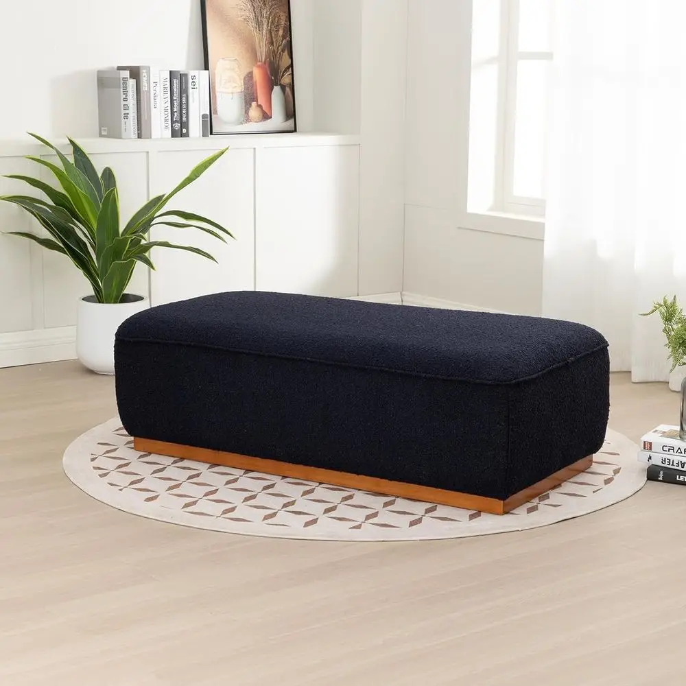 

Recular Ottoman Coee Table 30" Premium abric upholstered Coee Table with high Density oam and Solid Wood e, Stylish and Practica