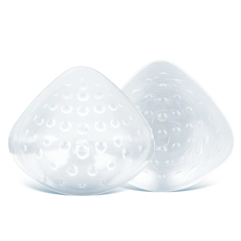 

ONEFENG Triangle Postoperative Hot Spring Swimming Can Daily Silicone Breast Implants Sports Underwear Swimsuit Chest Pad