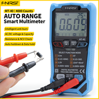 FNIRSI MT-40 Digital Multimeter AC DC Voltage Meter 600V Auto Range True RMS 4000 Counts NCV Capacitance Ohm Diode Hz Test