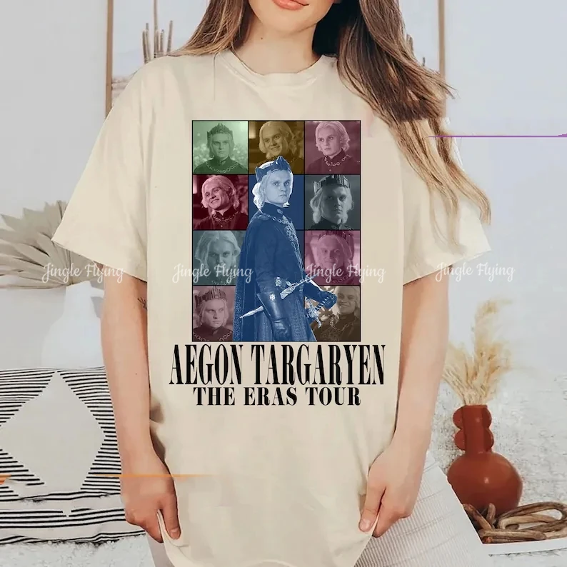 Bluza Unisex koszulka w stylu Vintage Aegon Targaryen ery