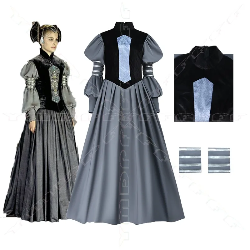 

TV Amidala cosplay dress Halloween carnival cosplay dress armband party costume