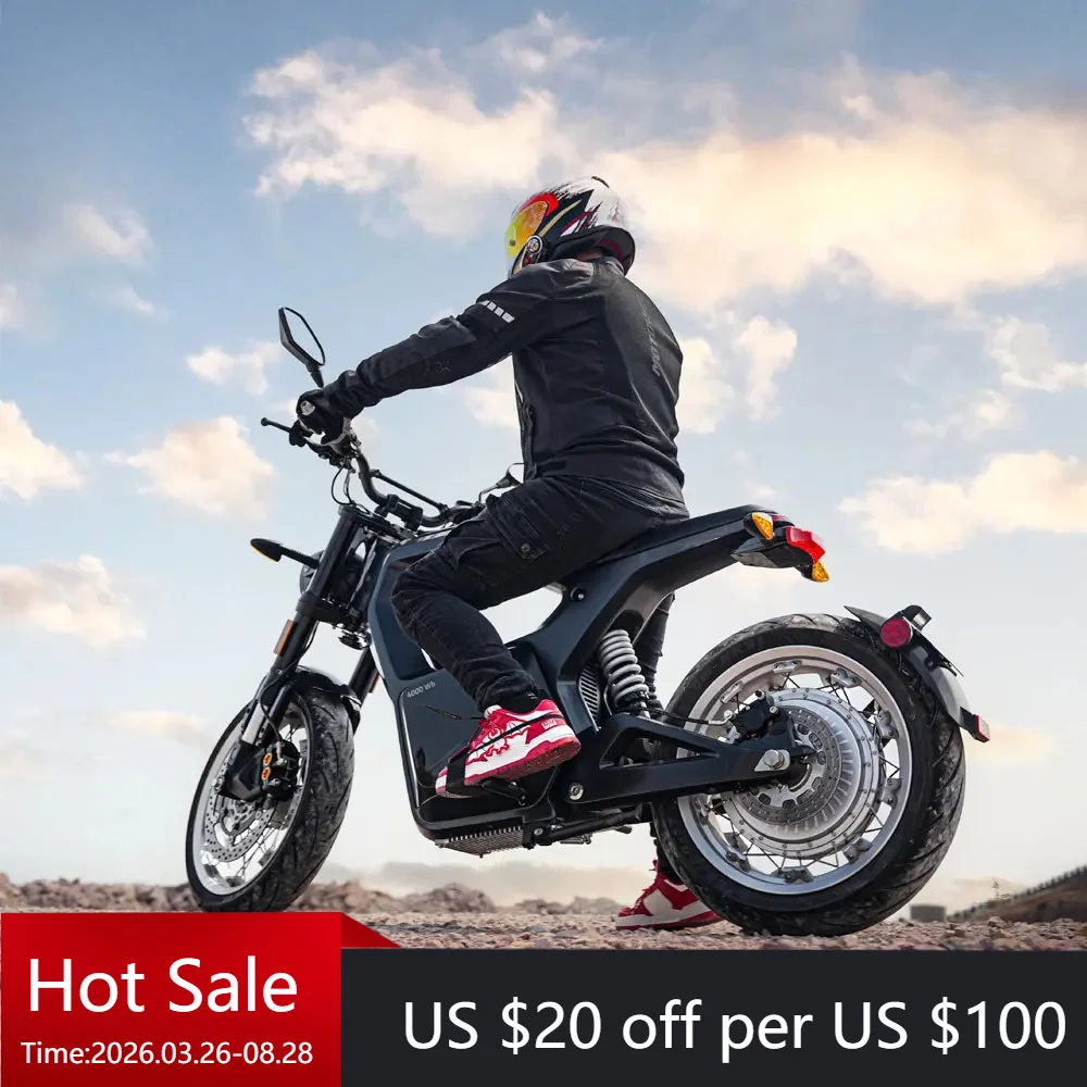 

Tc Vaynone DT8000D Stylish Rugged Aluminum Frame 72V Electric Street Car, Motorcycle, Top Speed Over 80km/h