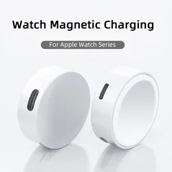 3W Magnetic Wireless Charger Double Port Charging For iOS or For Type-C For Apple Watch Series S9 8 7 5 4 3 2 1 SE For iWatch