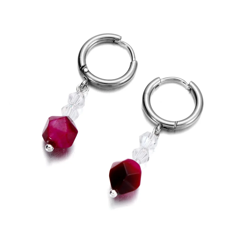 10 Teile/los Edelstahl Huggie Ohrring Haken mit Schleife Runde Ohr Beitrag mit Offenen Biegering für DIY Schmuck Machen Zubehör – Detail 5