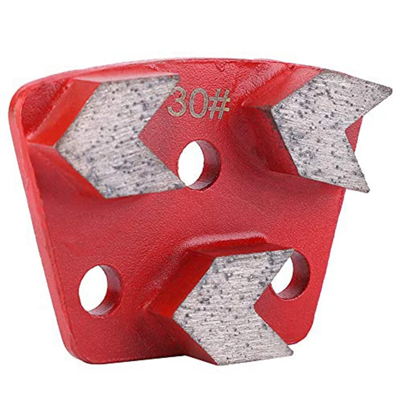 5PCS Diamond Floor Grinding Pad Disc 30 Grit Metal Bond Scraper for Grinder Floor Concrete