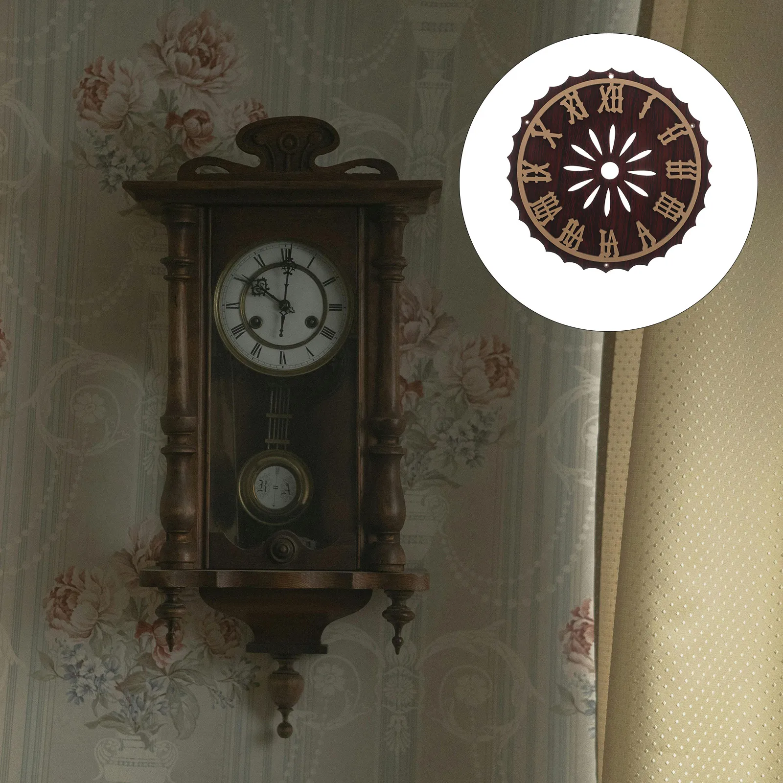 

Cuckoo Clock Face Wall Accessory Dial Disc Replacement Parts for Diy Light Control