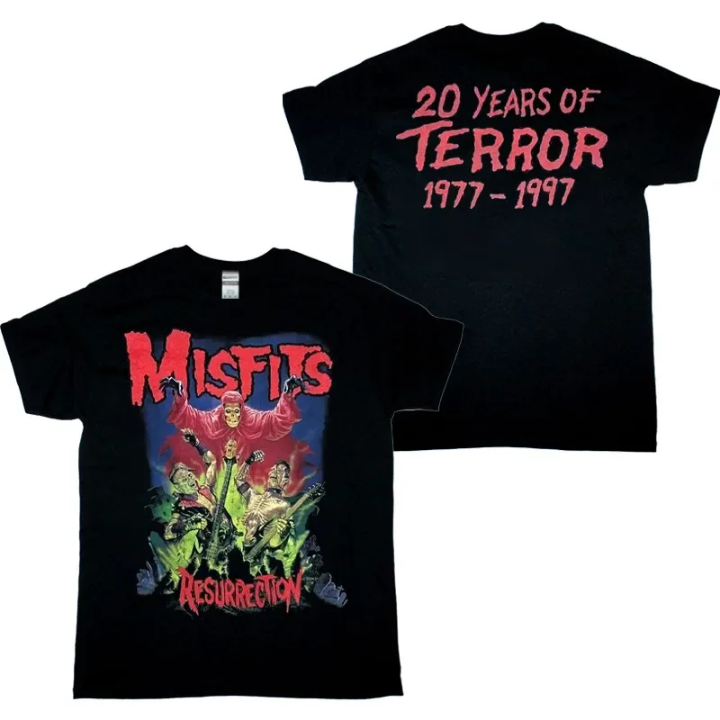 Misfits Resurrection 20 Years of Terror 1997 T-Shirt Black