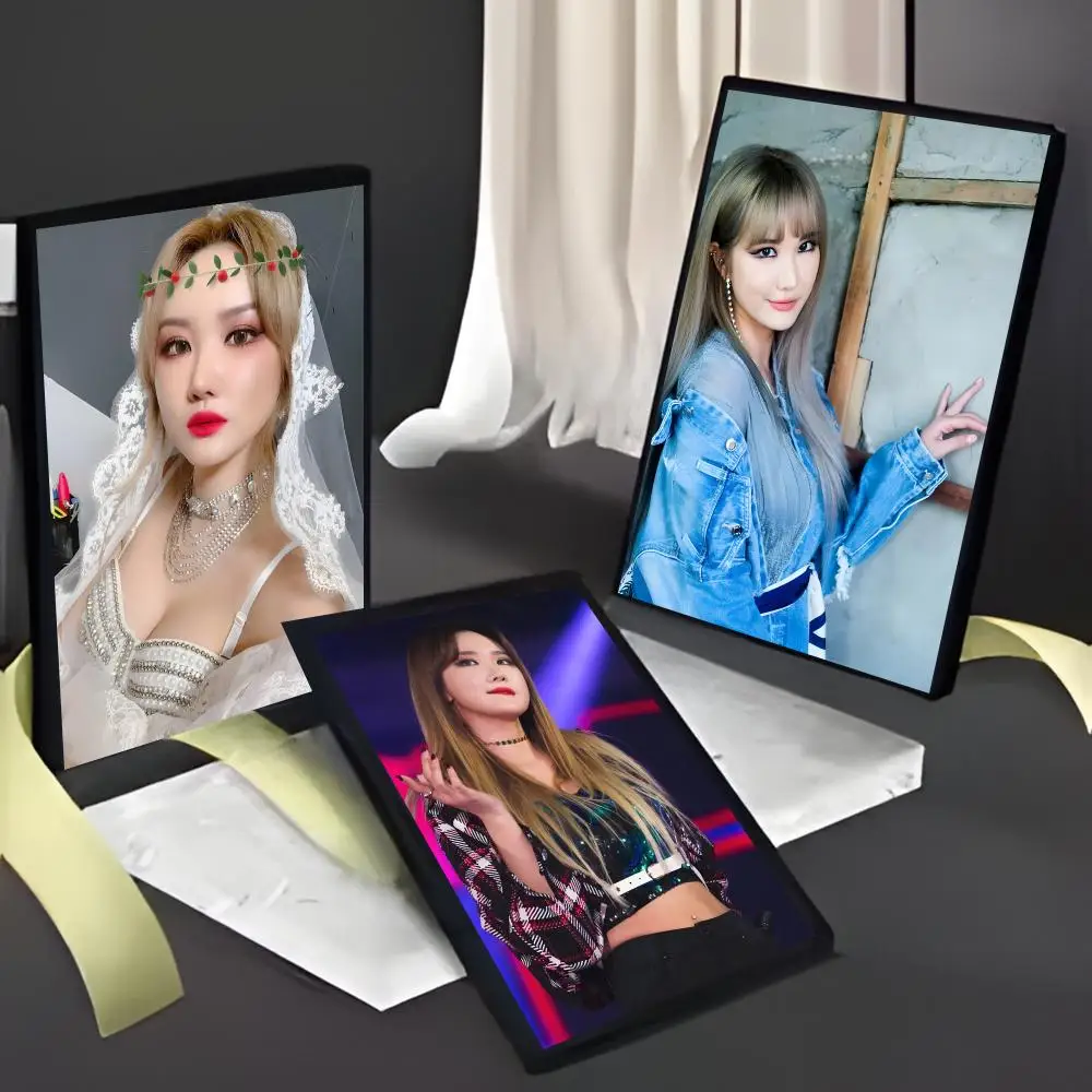 Talented K-pop Idol Korean Beautifu A-Ahn Hyo Jin Poster American Film Mural Home Childrens Room Wall Decor Print