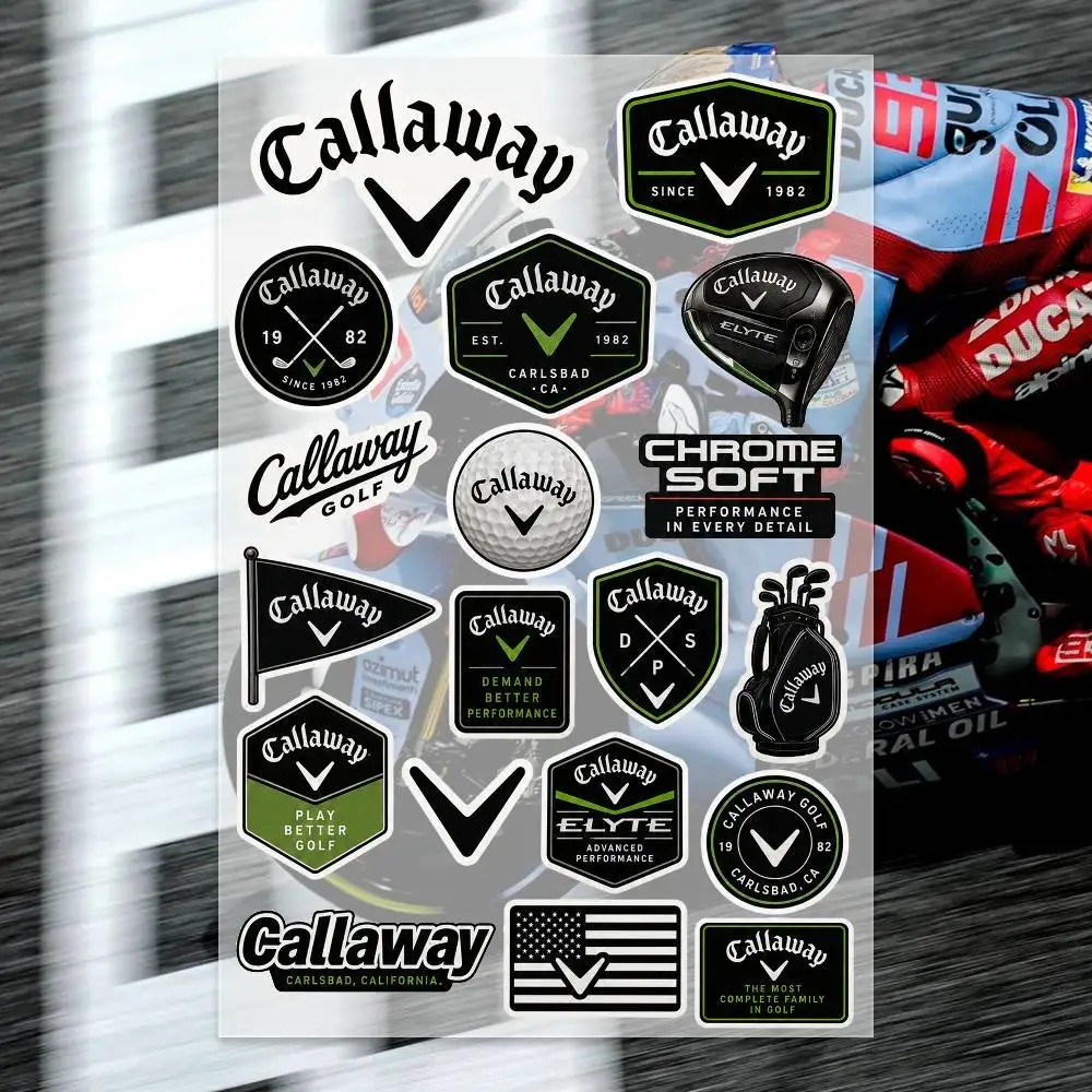 C-Callaway Stickers Moto Sticker Auto Body Bumper Windows Motorcycle Laptop Walls Vinyl Decal Car Tuning Accessories