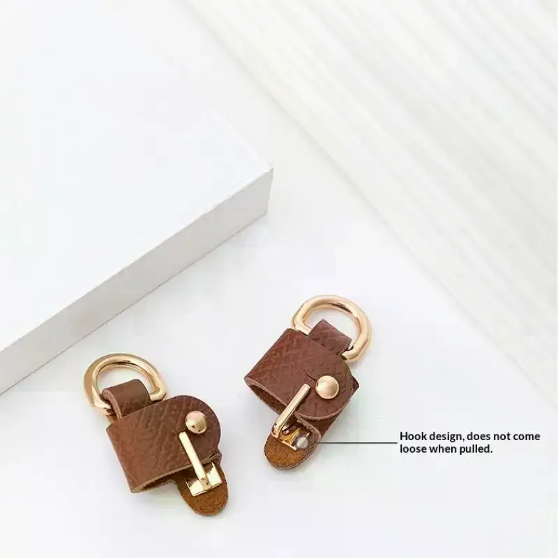 No Punch Genuine Leather Shoulder Strap Buckle Heavy Duty Replacement for Tote Bag Luggage DIY Leather Making Projects