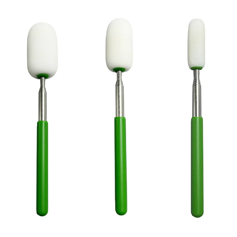 Teleskopowy patyczek gąbkowy, 3 szt. regulowanych prętów gąbkowych do usuwania wody z wysokich lub wąskich ceramik, rozciąga się do 70 cm