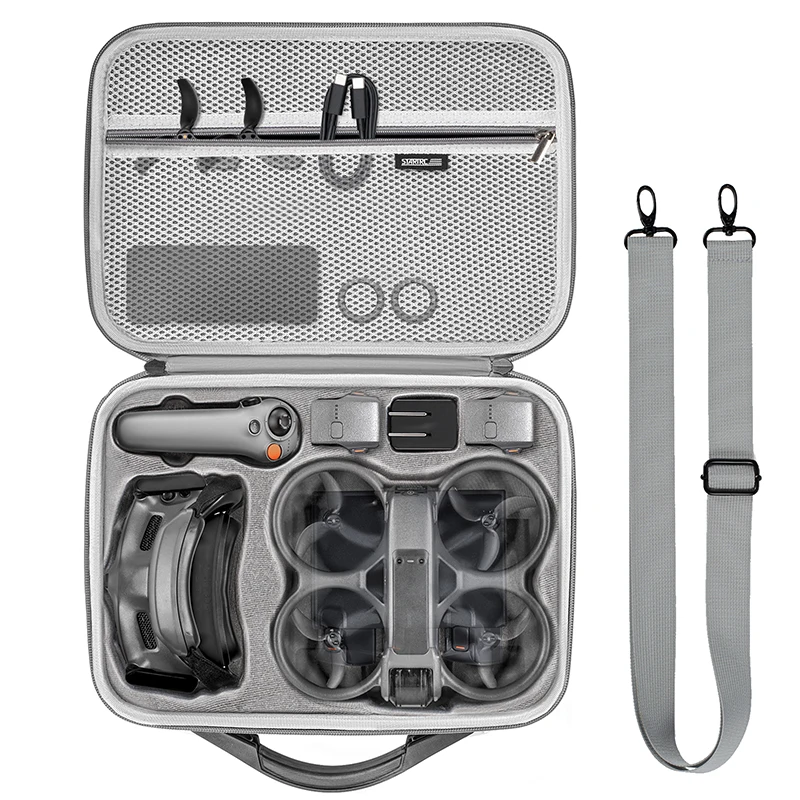 In Stock! Avata 2 Drone PU Portable Travel Shoulder Bag For DJi Avata 2 Accessories Carrying Case Storage Bag Waterproof Box