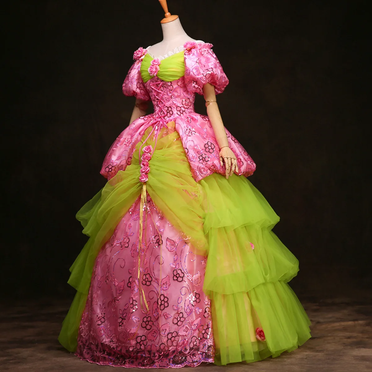 Abiti da sera abiti da ballo vittoriani di fascia alta personalizzati Abiti da festa di ballo di Maria storica di sfilata teatrale di corte medievale