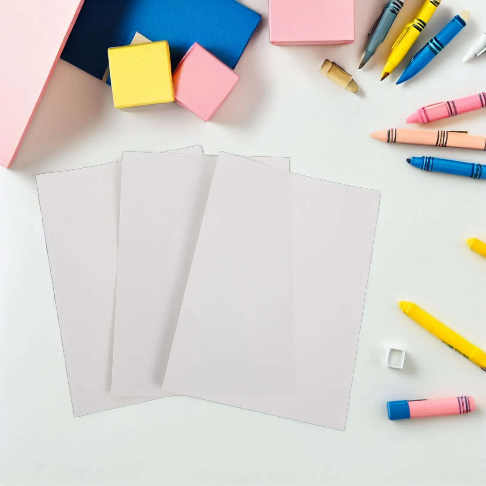 

100Pcs Puzzle Backing Sheets Peel and Stick Glossy Sticker Paper Jigsaw Preservation Kit Puzzle Saver Protector for Finished