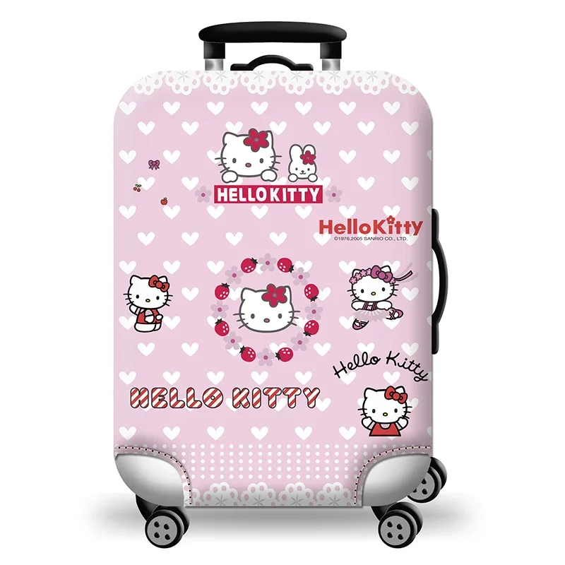 Hello Kitty Luggage Cover Fashion Travel Suitcase Thick Elastic Luggage Protective Dust Cover Cartoon for 18-28 Inch Luggage