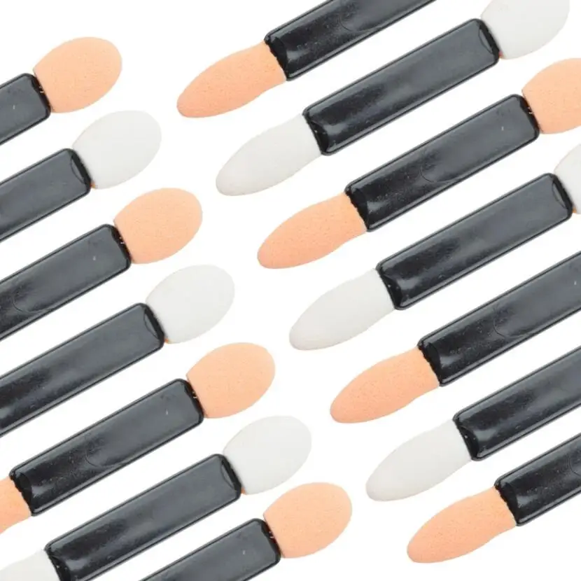 12 قطعة مسمار مرآة مسحوق فرش مزدوجة الوجهين عينيه قضيب المتاح الإسفنج فرش عدة ماكياج مستلزمات التجميل #2