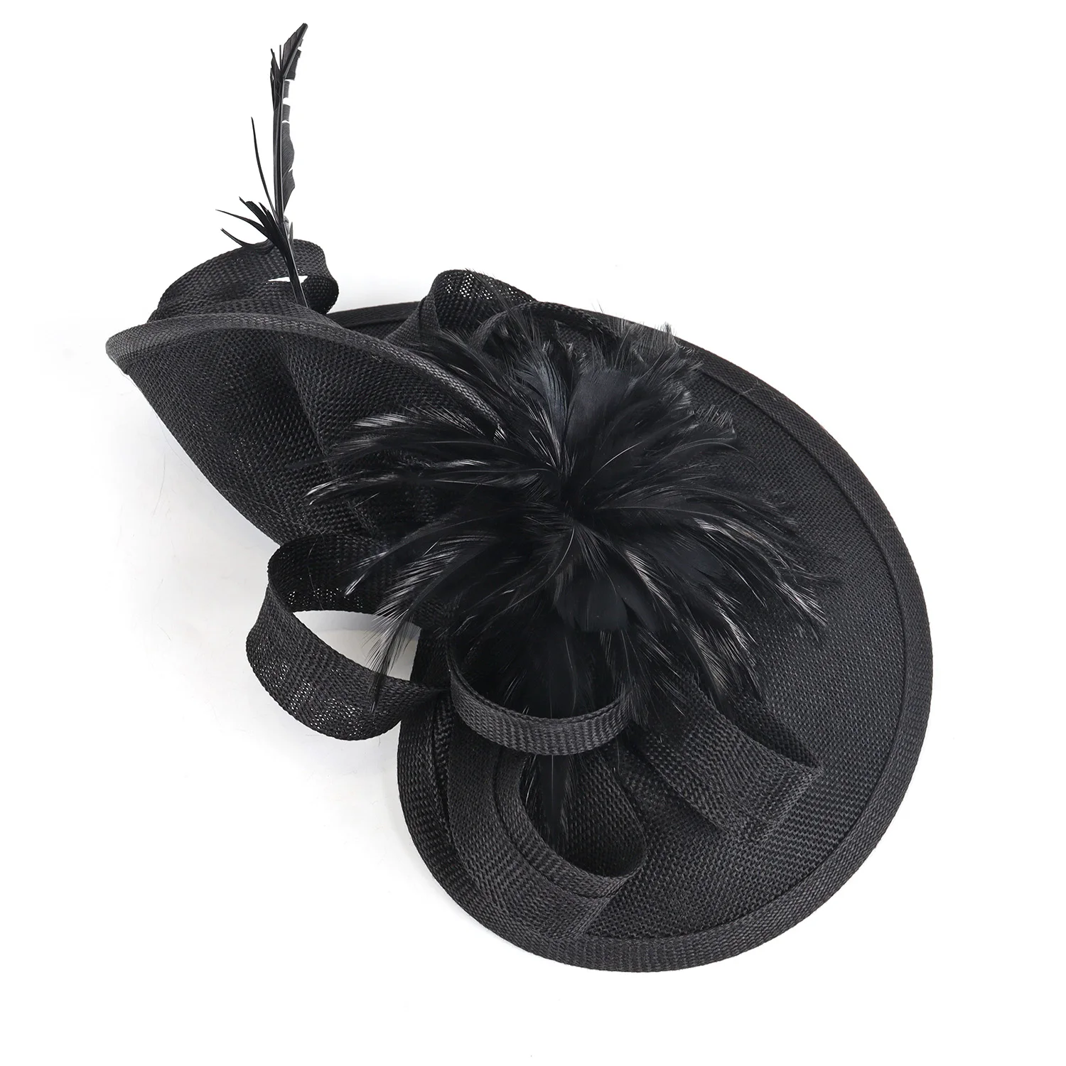 2026 Eleganter Fascinator-Hut für Damen – Teeparty, Kentucky Derby, Pillbox-Hut mit Feder und Blume, für Hochzeit und Cocktailpartys – Detail 11