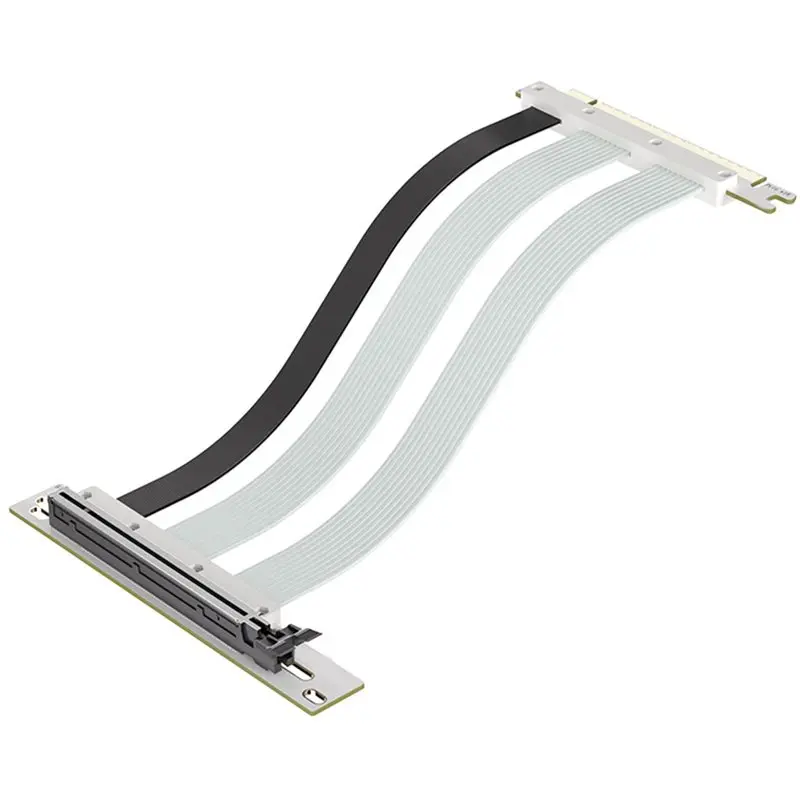A13E-PCI-E 5.0 X16 20Cm Riser Cable Graphics Card Extension 90° Mounting GPU Extension Cord