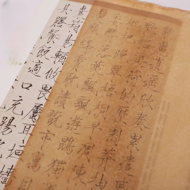 Super Thin Half-Ripe Xuan Paper Chinese Cursive Calligraphy Painting Papel Arroz Ancient Craft Handmade Transparent Rice Papier