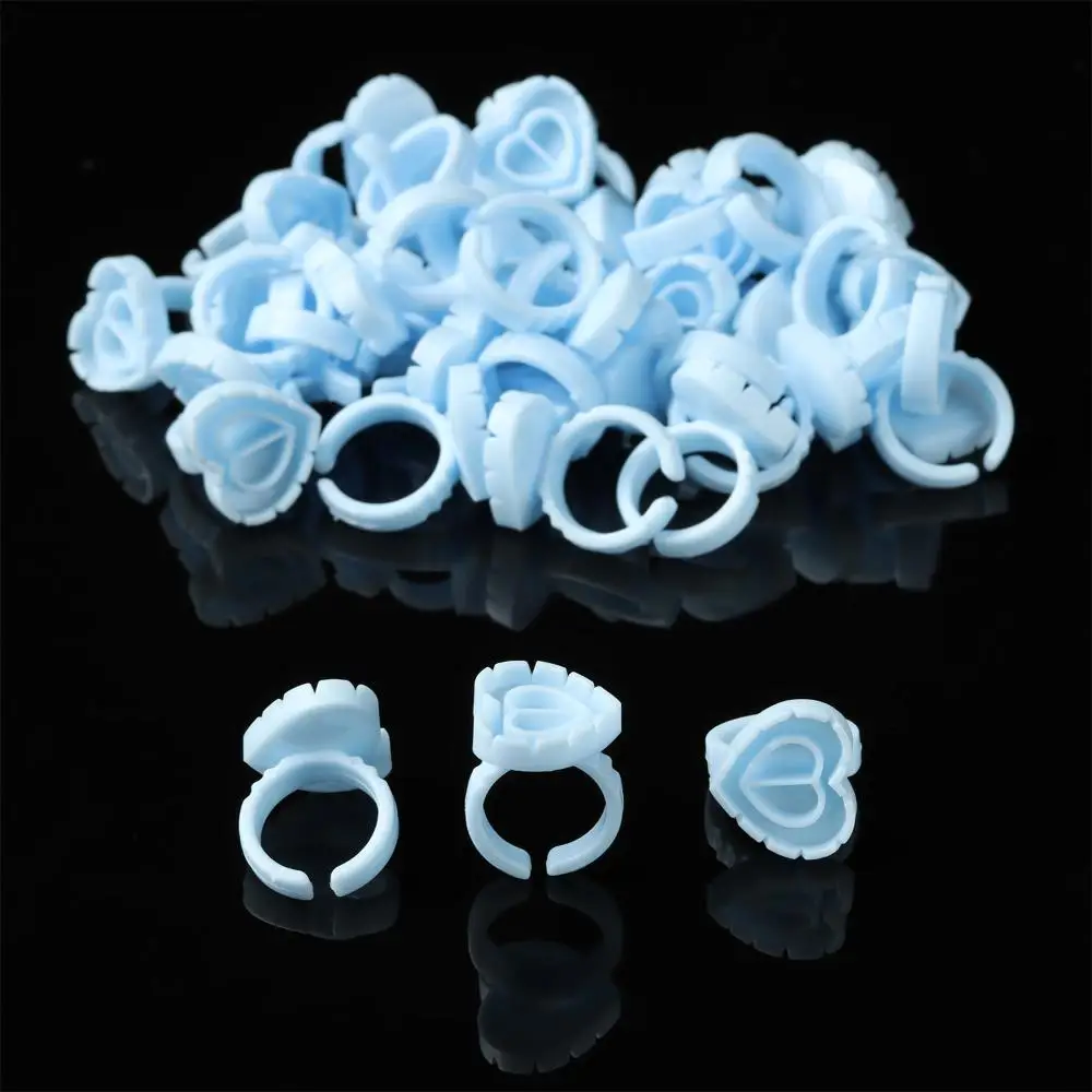 

Fanning Plastic Volume Disposable Glue Rings Glue Cups Lash Glue